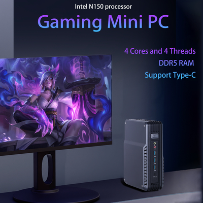 인텔 ADL-N & TWL N150 게이밍 PC, 듀얼 LAN DDR5 16GB RAM