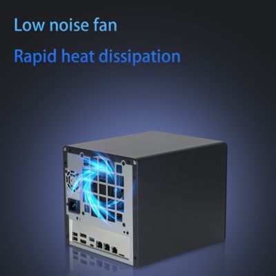 NAS 서버 N100 6-베이 호스트 인터페이스 NAS 네트워크 연결 스토리지 인클로저