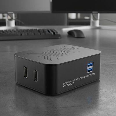전문 작업장 및 원격 액세스에 최적화된 2 X USB 3.0 포트를 포함한 2 개의 HDMI 소형 개인용 컴퓨터