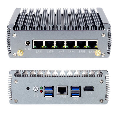 인텔 코어 i5 1135G7 프로세서 4 코어 8 스레드 기본 주파수 2.4GHz 6*인텔 i225 네트워크 카드 소프트웨어 라우터 호스트 미니 PC